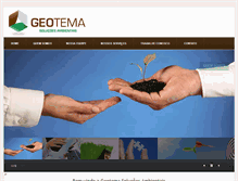 Tablet Screenshot of geotema.com.br